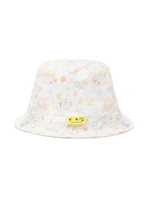 Off-White Kids graphic-print bucket hat