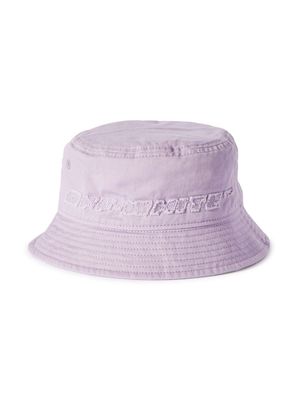 Off-White Kids Industrial 2.0 twill bucket hat - Purple