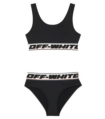 Off-White Kids Logo bikini