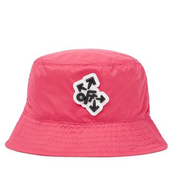 Off-White Kids Logo bucket hat