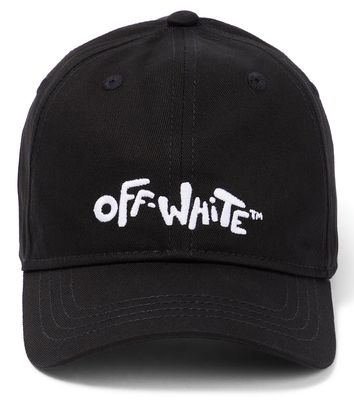 Off-White Kids Logo cotton cap