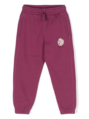 Off-White Kids logo-print cotton track pants - Pink
