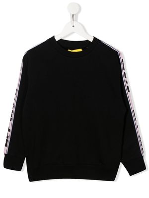 Off-White Kids logo-print long-sleeve sweatshirt - Black