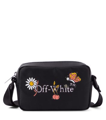 Off-White Kids Logo printed crossbody bag