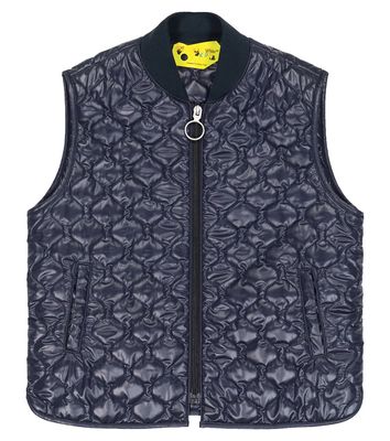 Off-White Kids Logo quilted vest
