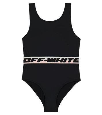 Off-White Kids Logo swimsuit