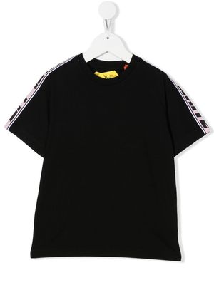 Off-White Kids logo tape short-sleeve T-shirt - Black
