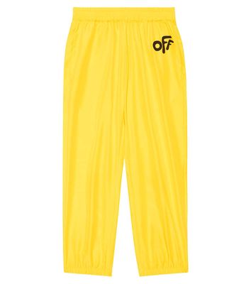 Off-White Kids Logo track pants