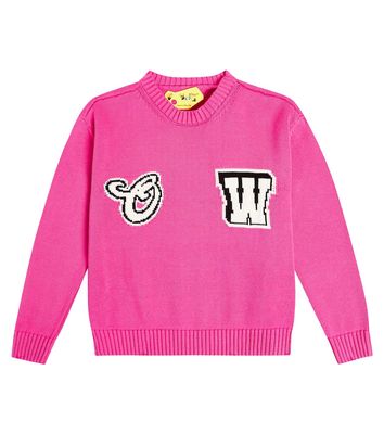 Off-White Kids Logo wool sweater