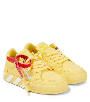 Off-White Kids Low Vulcanized canvas sneakers