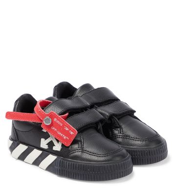 Off-White Kids Low Vulcanized leather sneakers