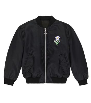 Off-White Kids Off Flowers bomber jacket