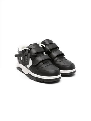 Off-White Kids Out Of Office leather sneakers - Black