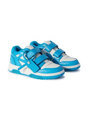 Off-White Kids Out of Office touch-strap sneakers - Blue