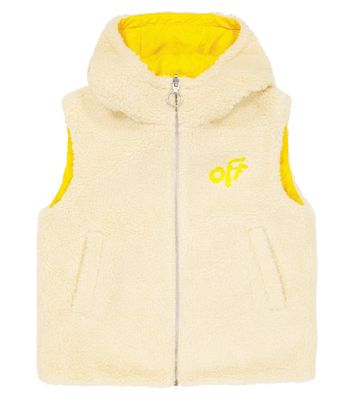 Off-White Kids Reversible faux shearling vest