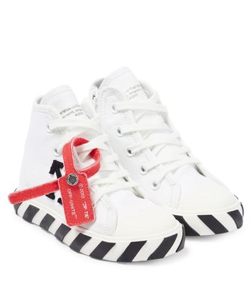Off-White Kids Vulcanized canvas sneakers