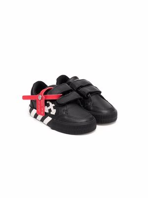 Off-White Kids Vulcanized touch-strap sneakers - Black