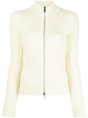 Off-White knitted zipped cardigan