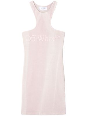 Off-White Laundry Rowing ribbed minidress - Pink