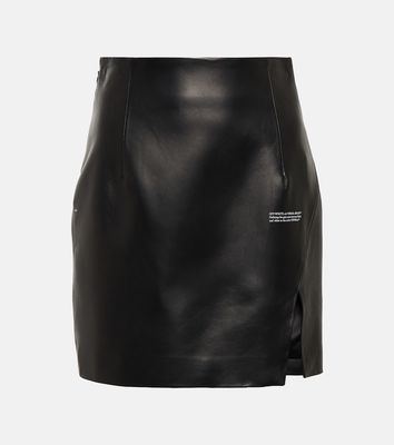 Off-White Leather miniskirt