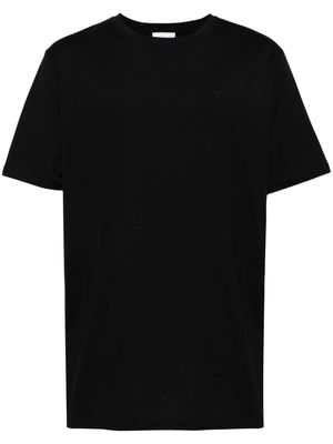 Off-White logo-embroidered cotton T-shirt - 1010 BLACK BLACK