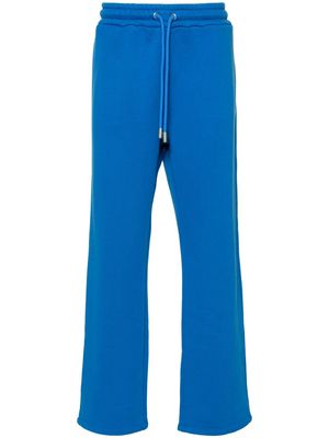 Off-White logo-embroidered track pants - Blue