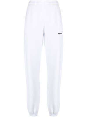Off-White logo-print cotton track pants