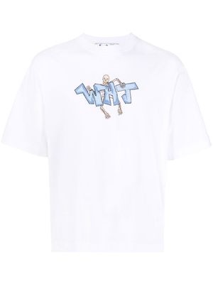 Off-White logo-print T-shirt - WHITE MULTICOLOR