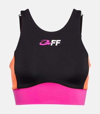 Off-White Logo sports bra