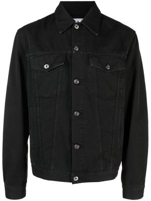 Off-White long-sleeve denim jacket - Black