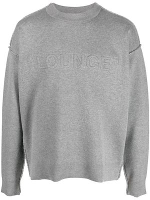 Off-White Lounge knitted sweatshirt - Grey