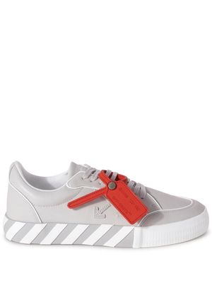 Off-White Low Vulcanized Outlined leather sneakers - Grey