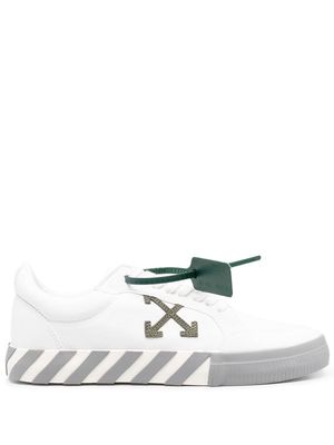 Off-White Low Vulcanized sneakers - WHITE ARMY GREEN