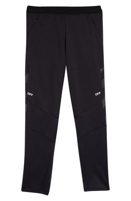 Off-White Men's Diagonal Sport Sweatpants in Black White
