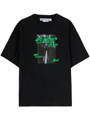Off-White Metro Type logo-print T-shirt - Black