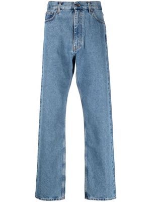 Off-White mid-rise wide-leg jeans - MEDIUM BLUE NO COLOR