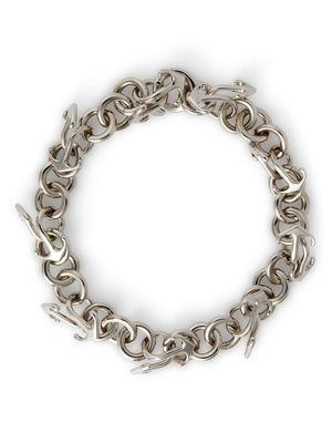 Off-White Mixed chain necklace - Silver