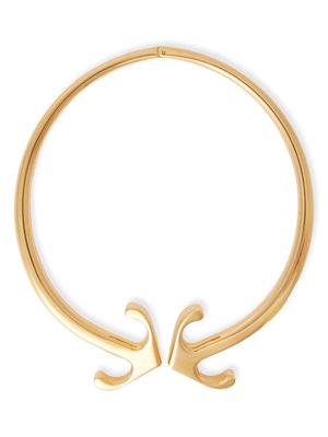 Off-White Mono Arrow necklace - Gold