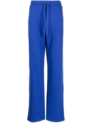 Off-White Moon Tab cotton track pants - Blue