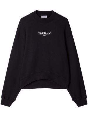 Off-White No Offence oversized sweatshirt - Black