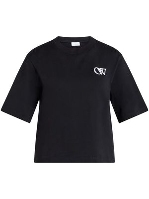 Off-White Off Stamp crop T-shirt - Black