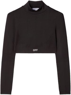 Off-White Off Stamp long-sleeve top - Black