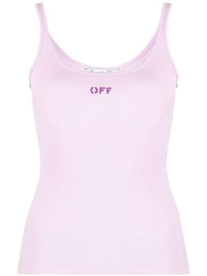 Off-White Off-stamp vest top - Purple