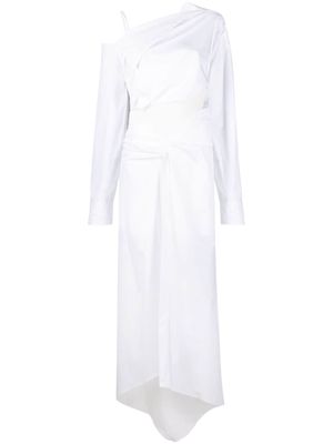 Off-White one-shoulder asymmetric dress