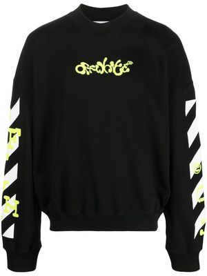 Off-White Opposite Arrow cotton sweatshirt - Black