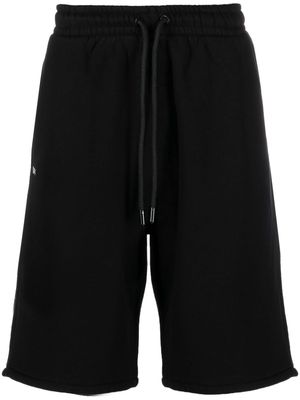 Off-White organic-cotton track shorts - Black