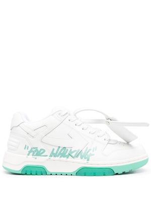 Off-White Out Of Office "For Walking" low-top sneakers - WHITE MINT