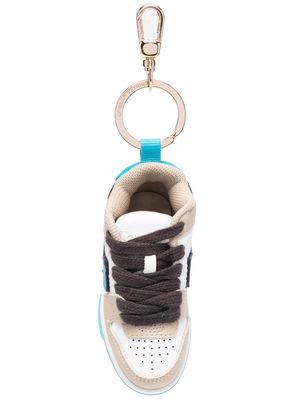 Off-White Out Of Office leather sneaker keychain - Blue