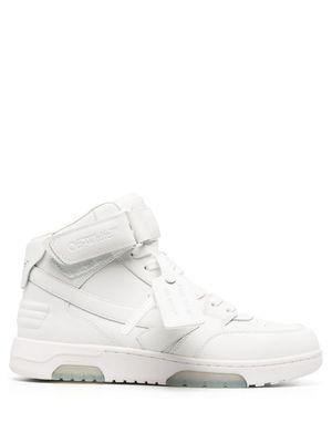 Off-White Out Of Office mid-top sneakers - WHITE LIGHT BLUE