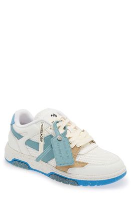 Off-White Out of Office Slim Low Top Sneaker in White Blue